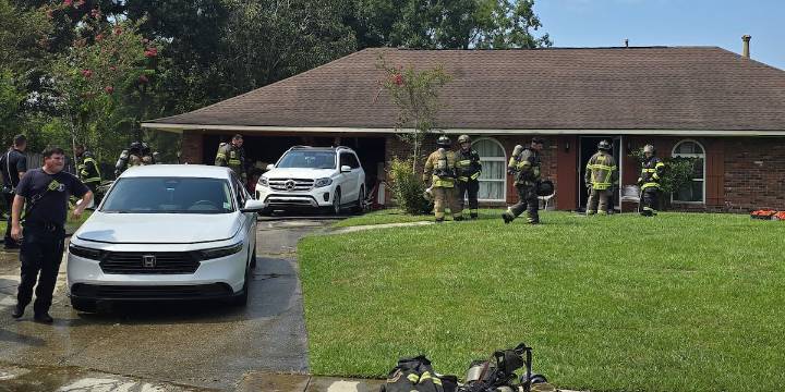House fire on Toledo Bend Ave leaves family displaced