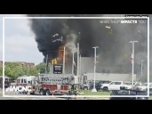 Video shows explosion in Wilmington that injured 4 firefighters