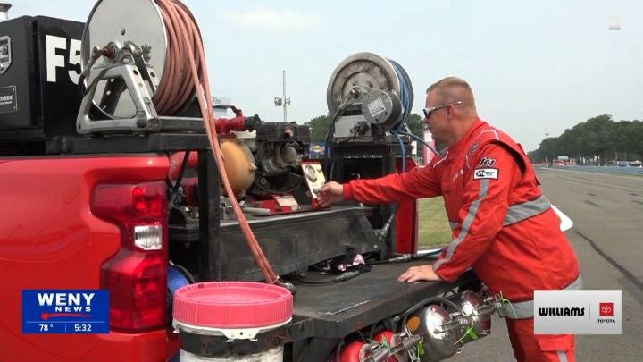 Hundreds of first responders volunteer at WGI for NASCAR weekend
