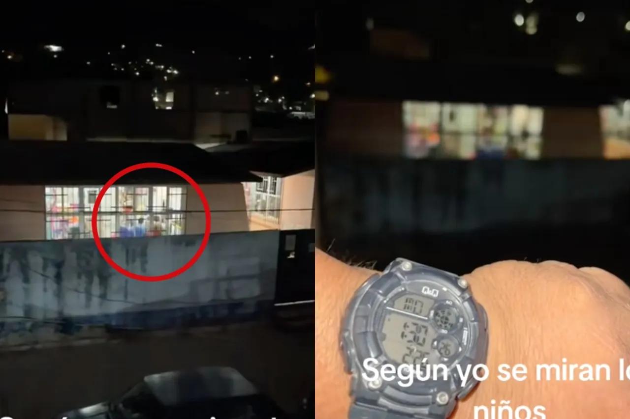 ¿Presencias malignas? Capta 'niños' dentro de salón en kínder en la madrugada