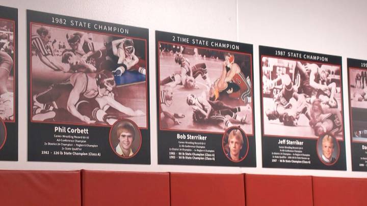 Staples-Motley’s Renovated Wrestling Room Highlights Program History