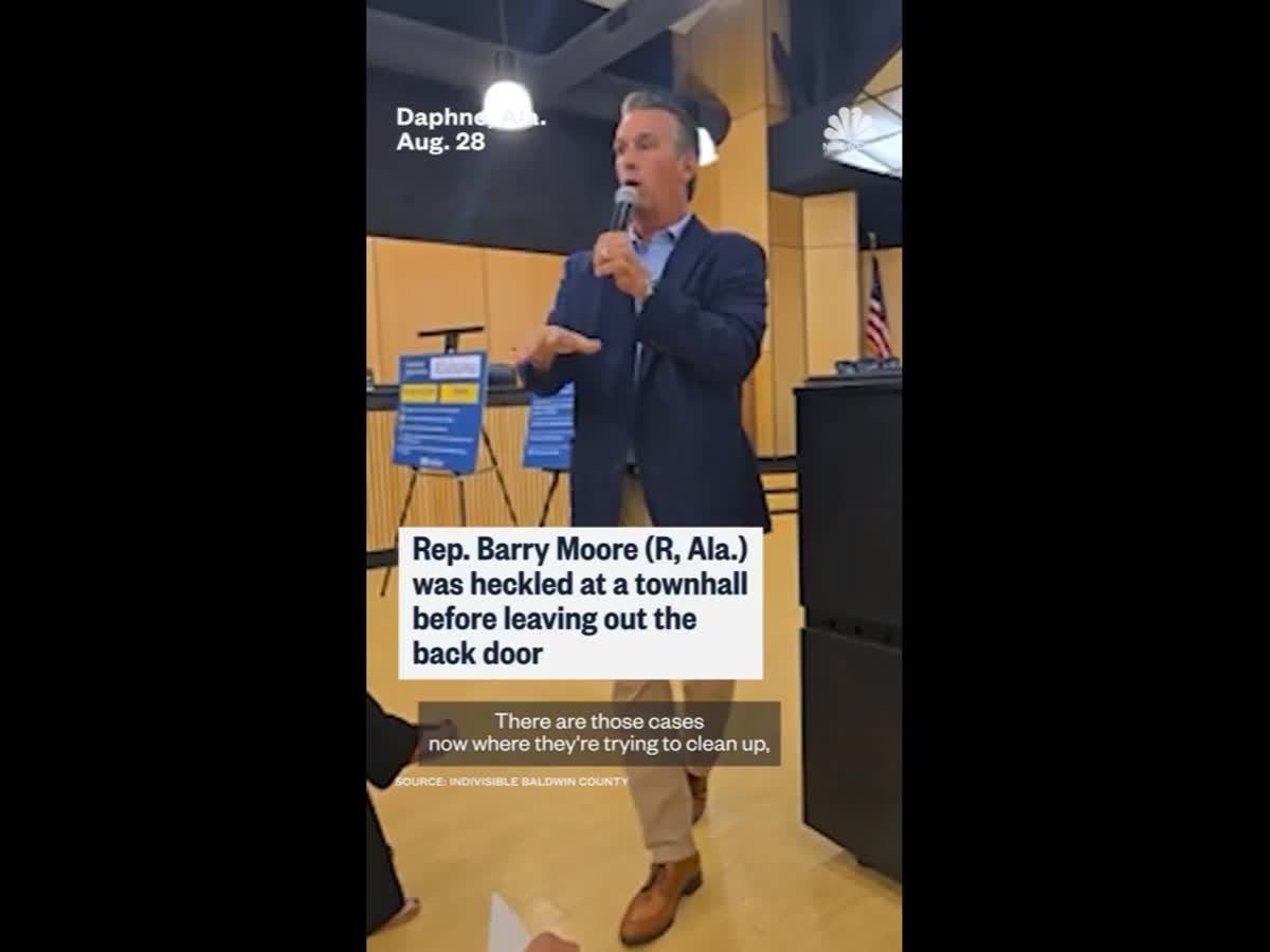 GOP Rep Flees Town Hall Through Back Door