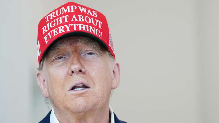Unfiltered Close-Up Of Trump's Aging Face Is Ghastly (& Hints He's So Over It)