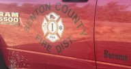 Grass fire near Bowles Rd. threatens home, caused by lawnmower
