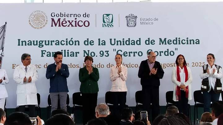Inaugura Claudia Sheinbaum la Unidad de Medicina Familiar 93 del IMSS en Ecatepec
