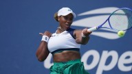 US Open foes Taylor Townsend and Jelena Ostapenko get into a tense back