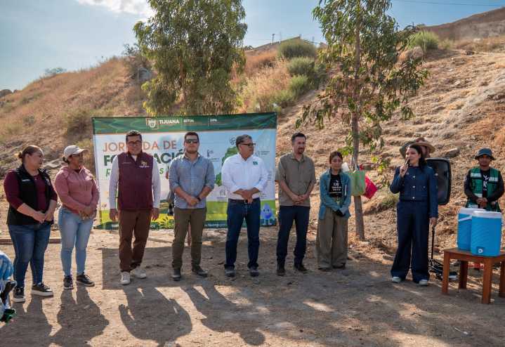 Realiza Gobierno de Tijuana macro jornada de forestación ‘Respiremos Verde»