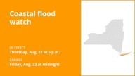 NY weather: Coastal flood watch affecting Suffolk and Nassau counties Thursday and Friday