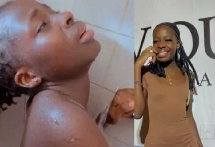 Female Tiktoker In Hot Soup Following Leak Of Bathroom Video Being Chewed By Ex Partner (Watch Video)
