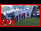 Multiple fatalities & entrapments after tour bus crashes in NY state