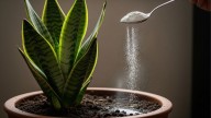 Una cucharadita de este polvo mágico y tu sansevieria se mantendrá vigorosa los 365 días del año