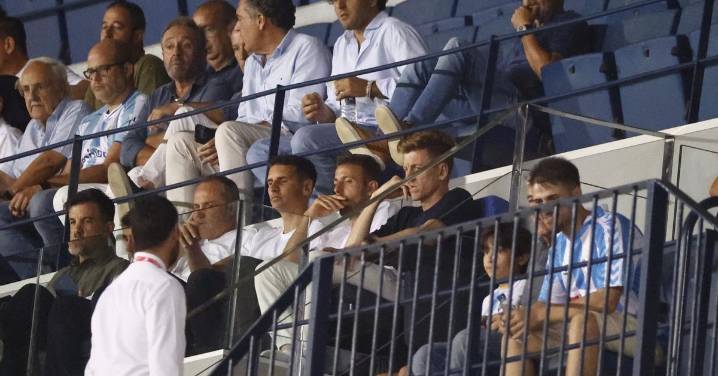 Luis García y Pacheta, los dos próximos rivales, espían al Málaga en La Rosaleda