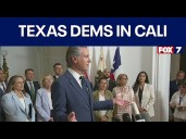 California Gov. Gavin Newsom stands with Texas Democrats: Full
