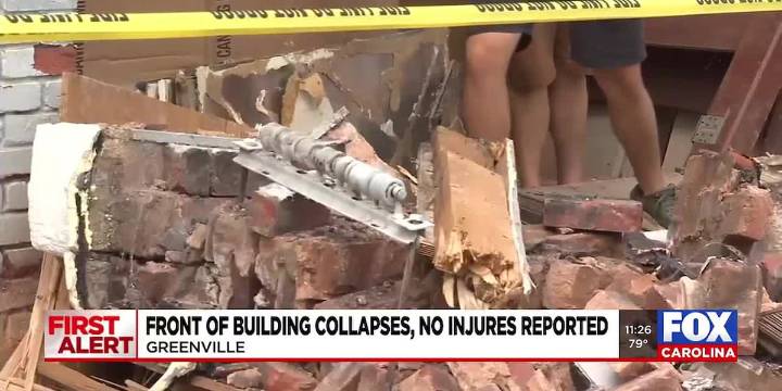 Upstate crews respond to partial building collapse