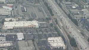 A man running from an immigration raid died after an SUV hit him on a Los Angeles freeway, officials say