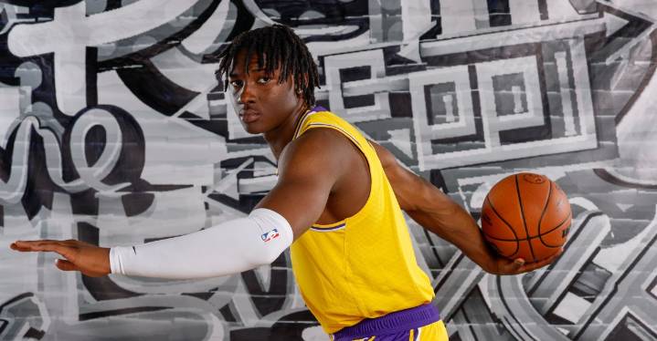 Adou Thiero expected to be ready for Lakers training camp