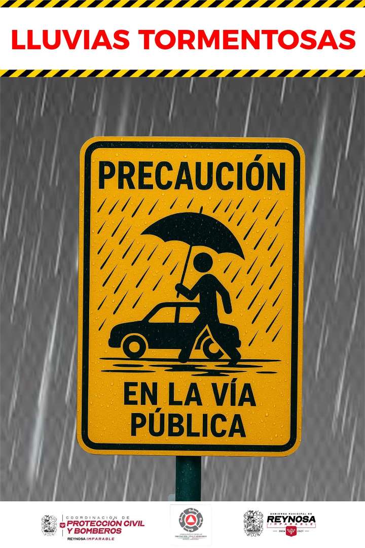 Exhortan a tomar precauciones por lluvias