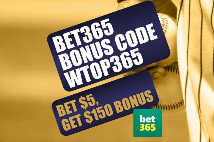 Bet365 Bonus code WTOP365: New Users Claim $150 MLB Betting Bonus