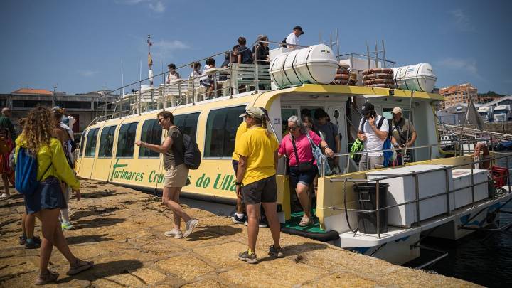El cierre de reservas en Cíes y Ons dispara las visitas a Sálvora