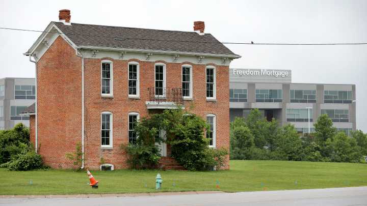 With Kincaid House gone, these are the oldest buildings in Fishers no