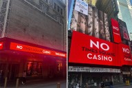 Broadway theater owners take on rappers over Times Square casino bid