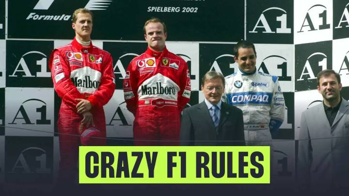 Ten crazy rules that used to exist in F1