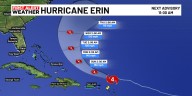 Erin is a Category 4 Hurricane