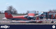 Susto en Córdoba: cayó una avioneta y sus tripulantes sólo sufrieron lesiones leves