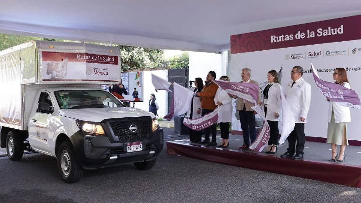 Michoacán inaugura Rutas de la Salud para distribuir medicamentos del IMSS