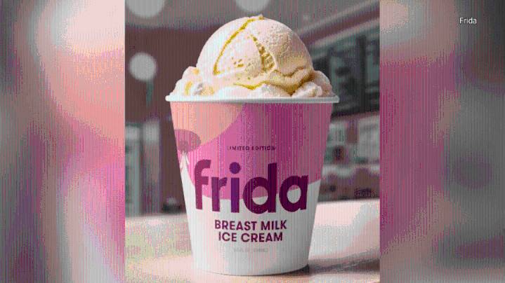 New ice cream flavor inspired by breast milk goes nationwide