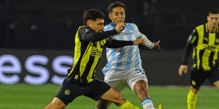 Con la posible titularidad de Rojo, Racing definirá una serie caliente de Copa Libertadores ante Peñarol: hora, TV y formaciones