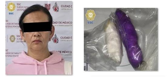 Cae mujer acusada de meter droga al Reclusorio Oriente