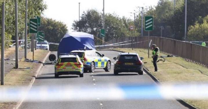 Man and boy killed in horror crash on major road as driver arrested