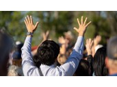 The worship and the protest: Sean Feicht's Saskatoon stop loud, but peaceful