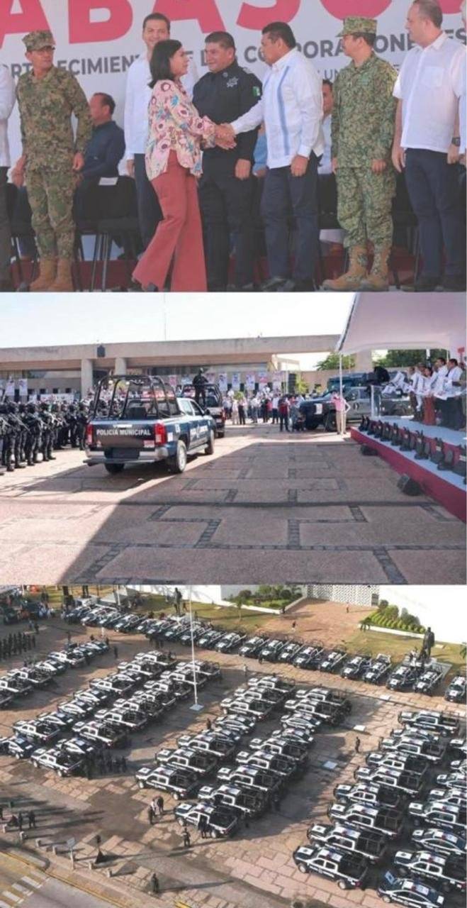 Dona Centro 50 patrullas a la SSPC para fortalecer la seguridad en el municipio