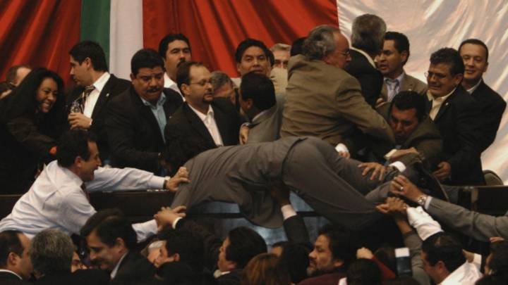 Gerardo Fernández Noroña y "Alito" Moreno, el nuevo round de un Congreso especializado en zafarranchos