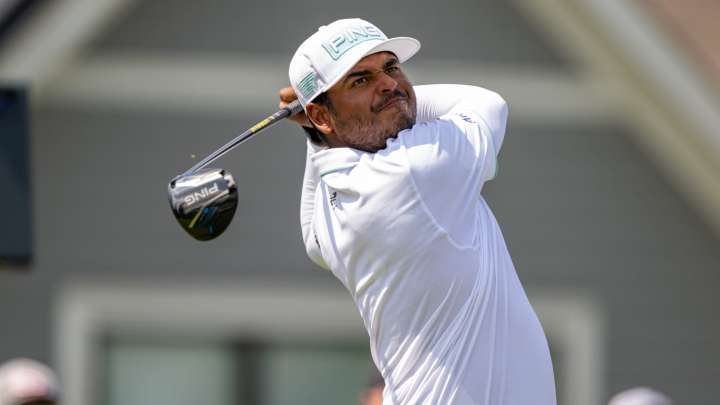 LIV Golf Indianapolis: Sebastian Munoz leads with birdie barrage