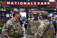 D.C. National Guard patrols Nationals Park in show of safety and solidarity