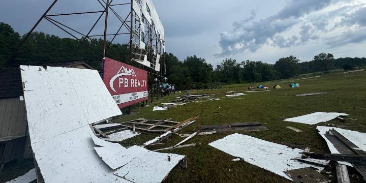 21 Drive-In Theatre ends season early due to storm damage