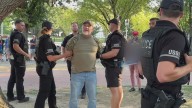Veteran burns American flag outside White House hours after executive order banning it