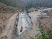 Avanza la obra de mejora del trazado de la LR