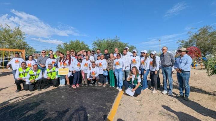 Municipio, empresarios, vecinos y rotarios dejan parque como nuevo