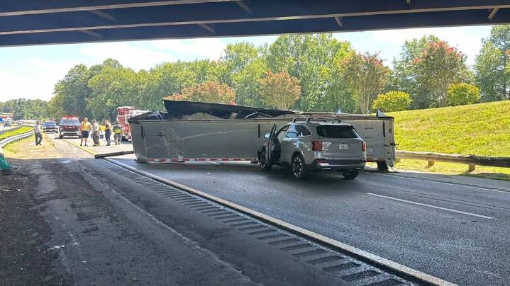 US-421 reopens after crash near Winston