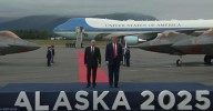 Donald Trump llega a Alaska