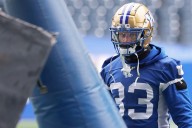 Early defensive stand propels Blue Bombers win over Ottawa Redblacks