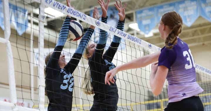GALLERY: Sky View 3, Box Elder 2 girls volleyball