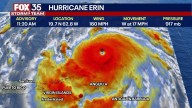 Hurricane Erin rapidly intensifies into dangerous Category 5 storm, unleashing 160 mph winds in its path