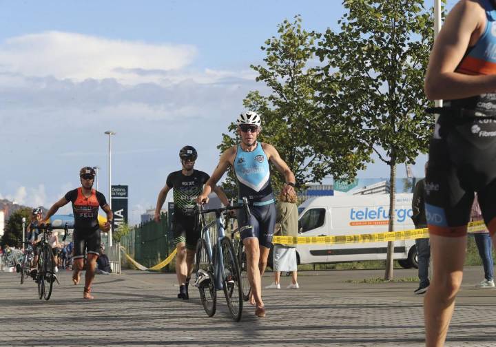 Estas son las calles de Gijón que estarán cortadas al tráfico por el triatlón del Santa Olaya