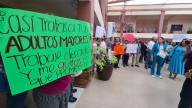 Jubilados y pensionados del Municipio de Celaya exigen respeto a sus derechos laborales