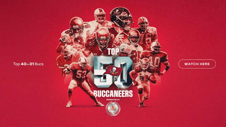 50 Seasons, Top 50 Buccaneers Revealed: 40